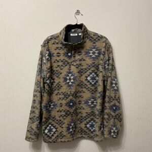 Preloved ROWM Men's Size L 1/4 Snap Pullover in size XL $69 MSRP